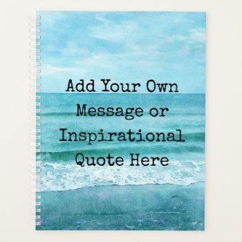 Create Your Own Motivational Inspirational Quote Planner by Coolvintagequotes at Zazzle