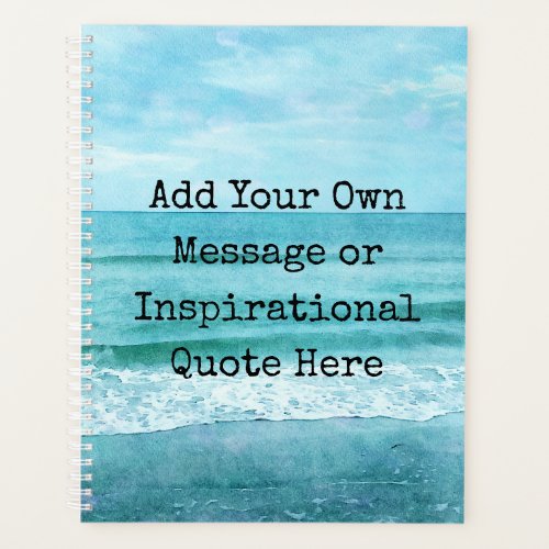 Create Your Own Motivational Inspirational Quote Planner