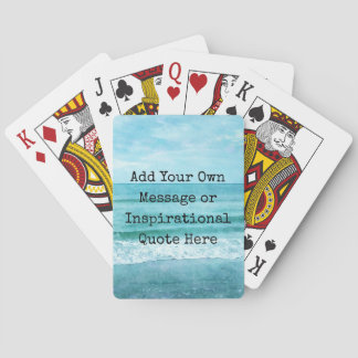 Create Your Own Motivational Inspirational Quote Poker Cards