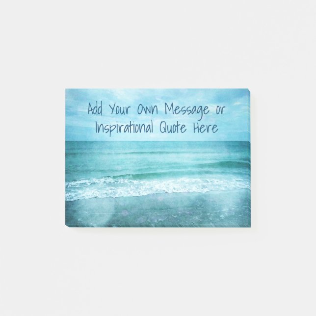 Create Your Own Motivational Inspirational Quote Post-it Notes (Front)