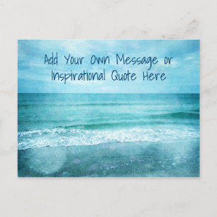Create Your Own Motivational Inspirational Quote Postcard