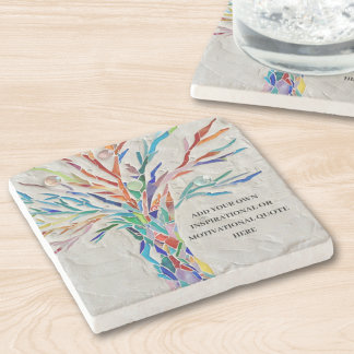 Create Your Own Motivational /Inspirational Quote  Stone Coaster