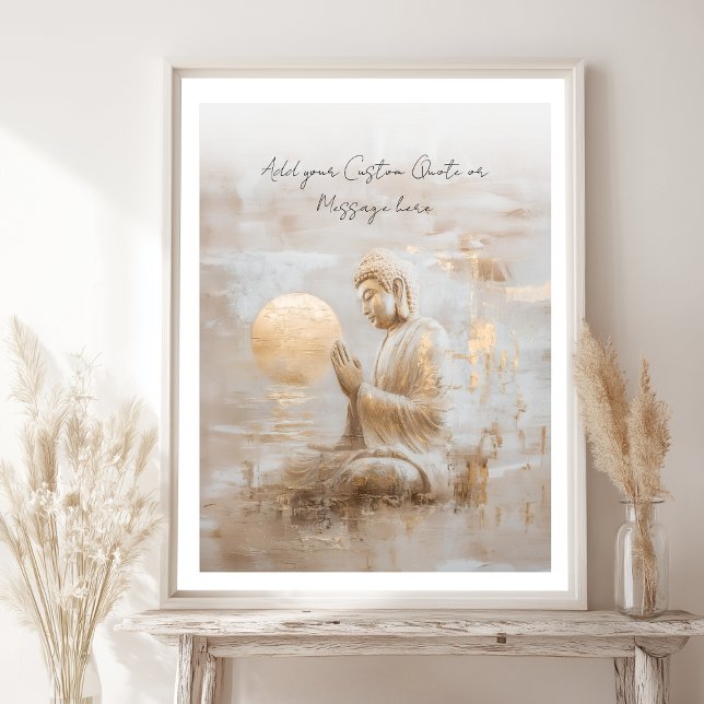 Create Your Own Motivational Quote- Buddha Poster (Create Your Own Motivational Quote- Buddha Poster)