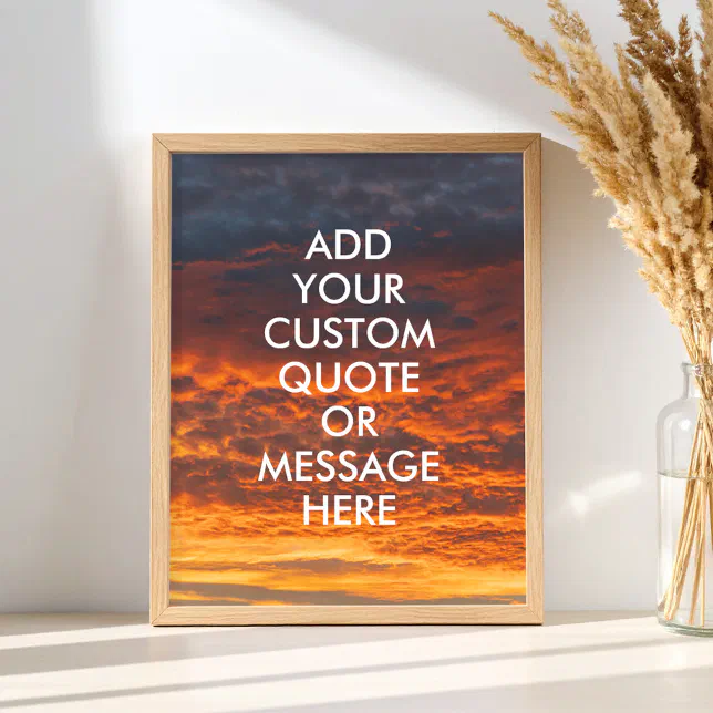 Creating Quotes Poster Create Your Own Motivational Quote Poster | Zazzle