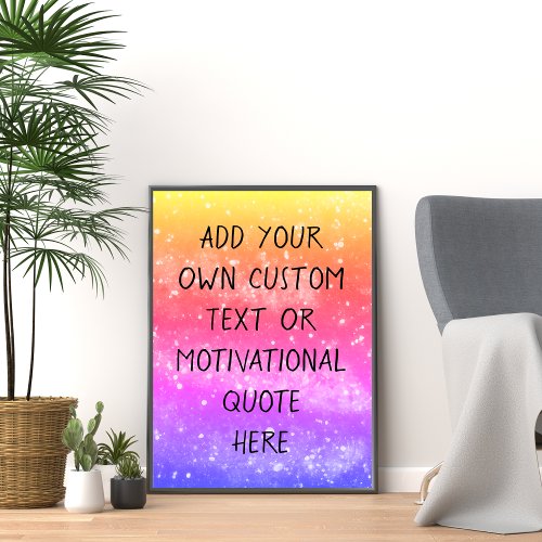 Create Your Own Motivational Quote Poster