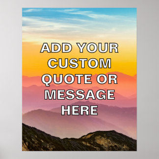 Create Your Own Motivational Quote Poster