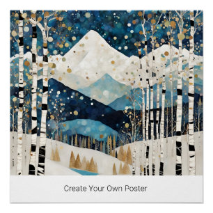 Create Your Own Mountain Quote Scripture Poster