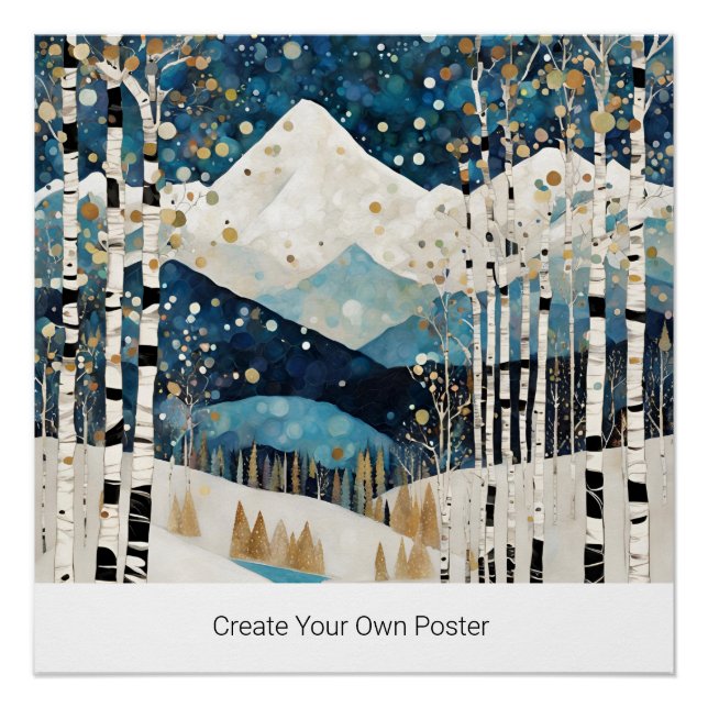 Create Your Own Mountain Quote Scripture  Poster (Front)