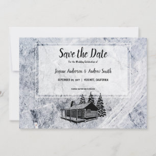 Create your own mountain wedding Save the Date