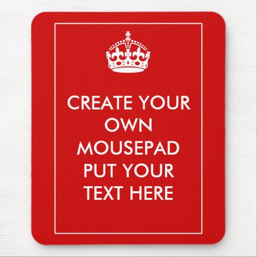 Create Your Own Mouse Pad