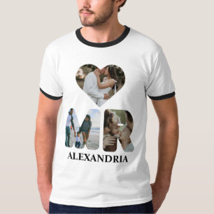 Create your own Mr and Mrs photo Matching couple T-Shirt