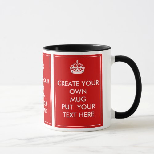 Create Your Own Mug