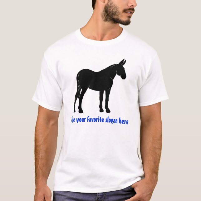 Create Your Own Mule Design T-Shirt (Front)