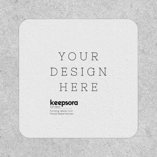 Create Your Own Multiple Sizes  Patch (Front)