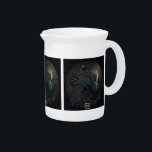 Create Your Own Mystical Astrology Aquarius Zodiac Beverage Pitcher<br><div class="desc">This pitcher features enchanting artwork that you can customize by personalizing it for annual sacred wheel sabbats & other celebrations. They also make terrific gifts for friends, family & sister witches. Inspired by a desire to help others express themselves: their moods, thoughts, feelings, beliefs – all of the things that...</div>