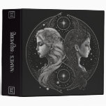 Create Your Own Mystical Astrology Gemini Zodiac 3 Ring Binder