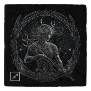 Create Your Own Mystical Astrology Sagittarius Trivet