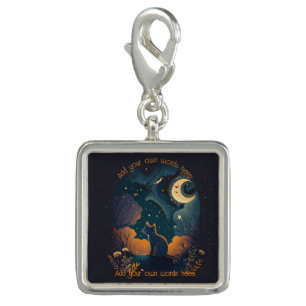 Create Your Own Mystical Black Cat Charm