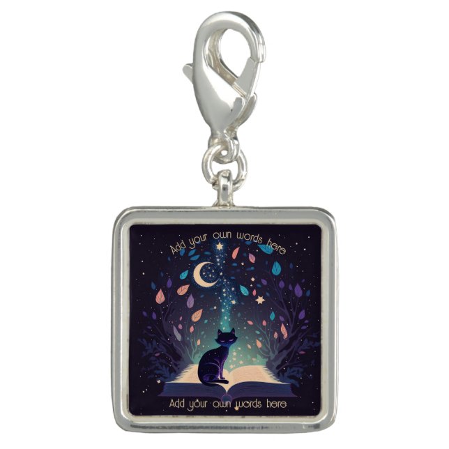 Create Your Own Mystical Black Cat Magic Charm (Front)