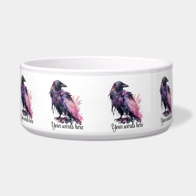 Create Your Own Mystical Black Raven Bowl (Right)