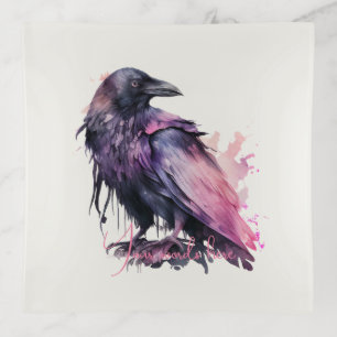 Create Your Own Mystical Black Raven Trinket Tray