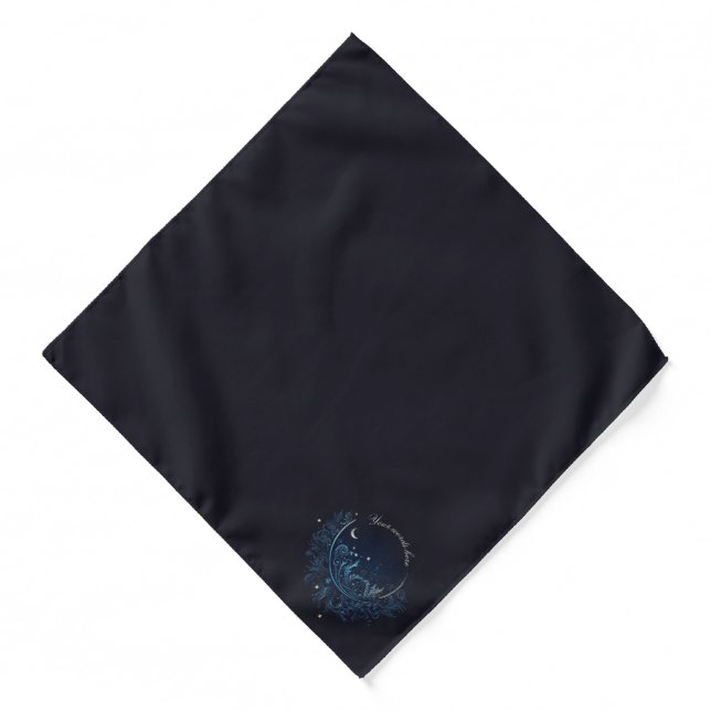 Create Your Own Mystical Blue Moon Bandana (Front)