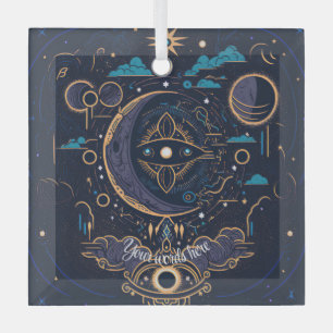 Create Your Own Mystical Celestial Lunar Glass Ornament