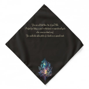 Create Your Own Mystical Crystals Bandana