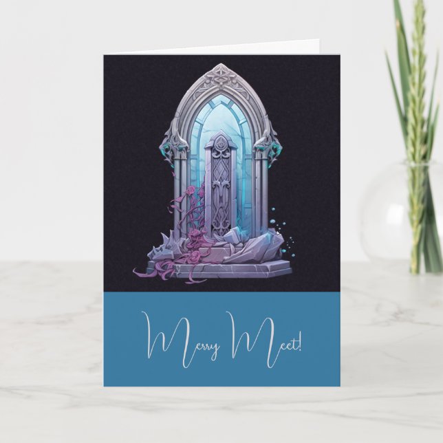 Create Your Own Mystical Door  Card (Front)