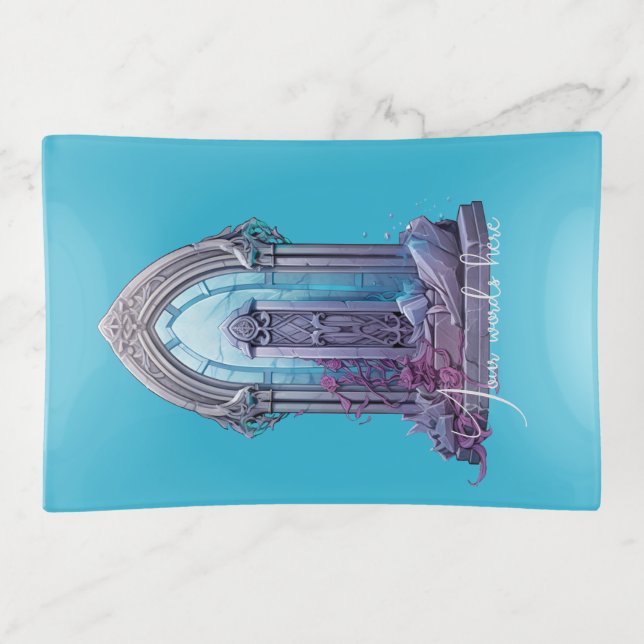 Create Your Own Mystical Door Trinket Tray (Front)