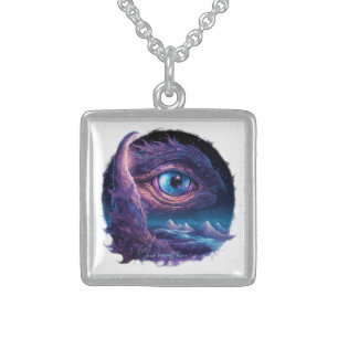 Create Your Own Mystical Dragon's Eye Sterling Silver Necklace