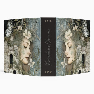 Create Your Own Mystical Hedge Witch Botanical 3 Ring Binder