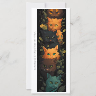 Create Your Own Mystical Kittens Bookmark Card