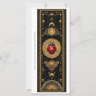 Create Your Own Mystical Ladybug Bookmark Card