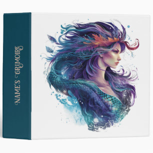 Create Your Own Mystical Mermaid 3 Ring Binder