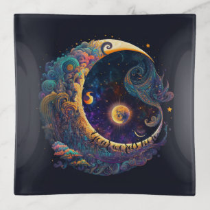 Create Your Own Mystical Mermaid Moon Trinket Tray
