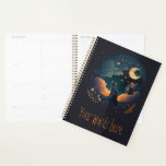 Create Your Own Mystical Midnight Black Cat Planner<br><div class="desc">This planner features astrological artwork that you can customize by personalizing it for keeping track of your daily events & special occasions. They also make terrific gifts for friends, family & sister witches. Inspired by a desire to help others express themselves: their moods, thoughts, feelings, beliefs – all of the...</div>