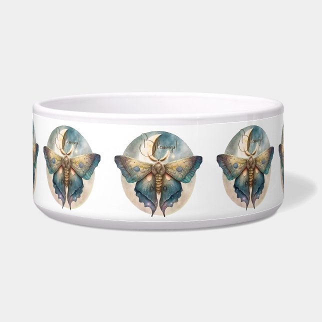 Create Your Own Mystical Moon Moth Bowl (Front)