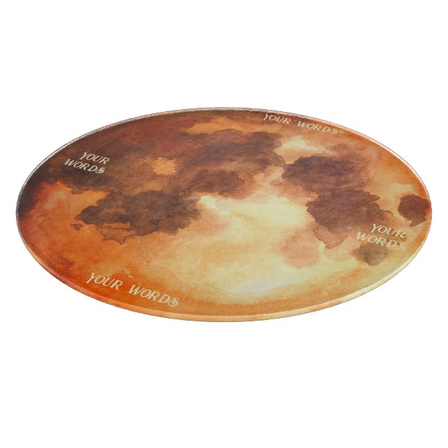 Create Your Own Mystical Orange Moon Altar Board (Corner)