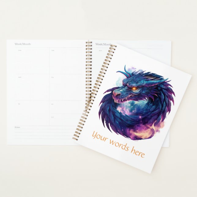 Create Your Own Mystical Purple Dragon Planner (Display)