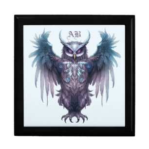 Create Your Own Mystical Purple Owl Gift Box