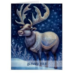 Create Your Own Mystical Reindeer Winter Solstice Cards