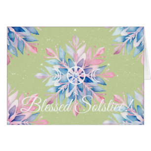 Create Your Own Mystical Winter Mandala Snowflake Cards