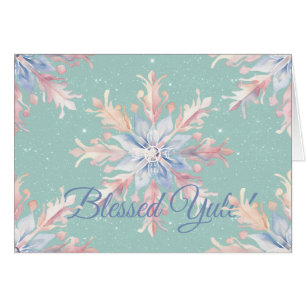 Create Your Own Mystical Yule Mandala Snowflake Cards