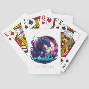 Create Your Own Mythical Kraken Water Dragon Poker Cards