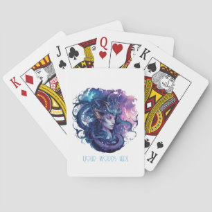Create Your Own Mythical Medusa Gorgon Poker Cards