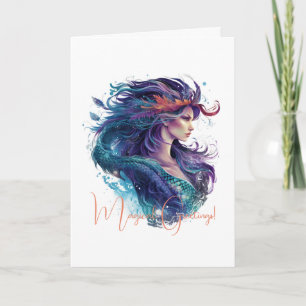 Create Your Own Mythical Mermaid Card