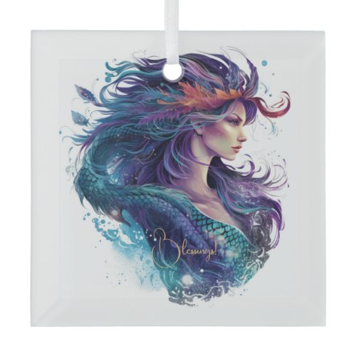 Create Your Own Mythical Mermaid Glass Ornament