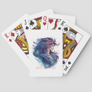 Create Your Own Mythical Mermaid Poker Cards
