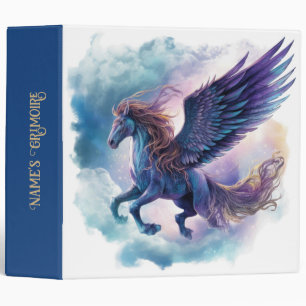 Create Your Own Mythical Pegasus 3 Ring Binder